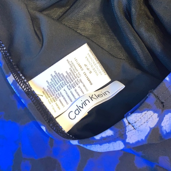 NWT Calvin Klein Atlantis Ombré Tankini Top Sz S - Picture 10 of 11